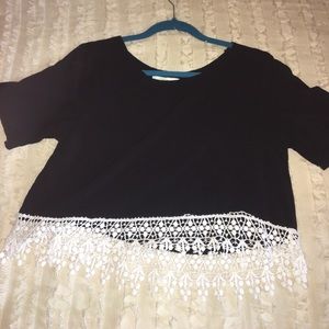 Abercrombie And Fitch Cropped Blouse
